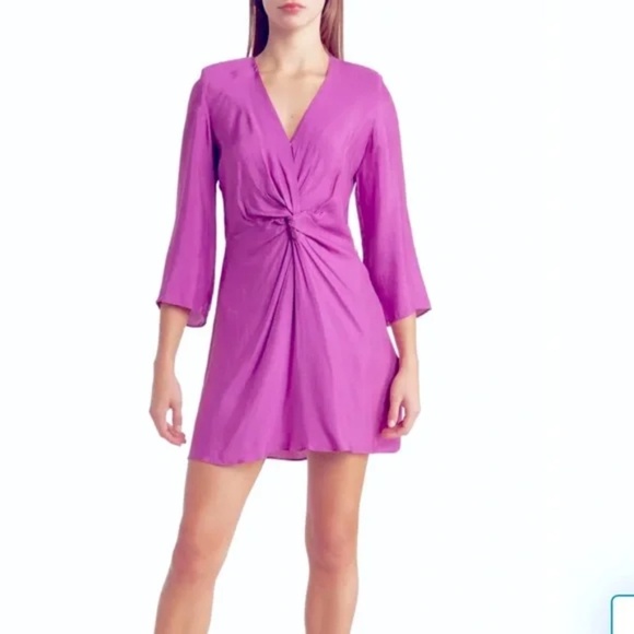 ba&sh - Gothie Twist Long Sleeve Dress size 1/Small - Picture 1 of 4